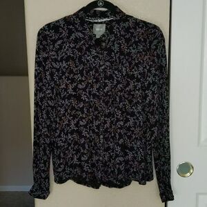 Maeve Floral Button Up Shirt Anthropologie